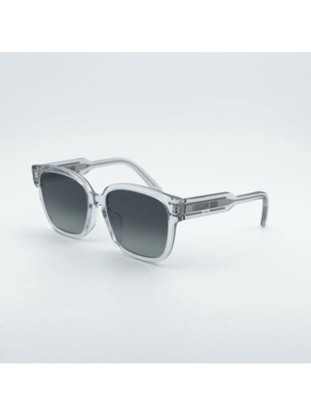 Dior DIORSIGNATURE S7F 45A1 Sunglasses Grey Square Frame, Grey Lenses